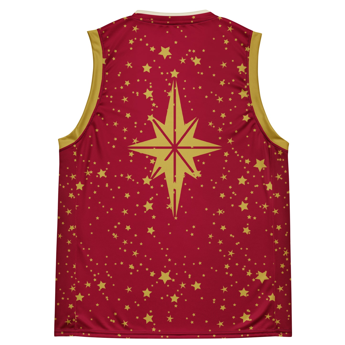 CRIMSON & GOLD HOLIDAY Recycled sleeveless jersey