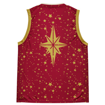 CRIMSON & GOLD HOLIDAY Recycled sleeveless jersey